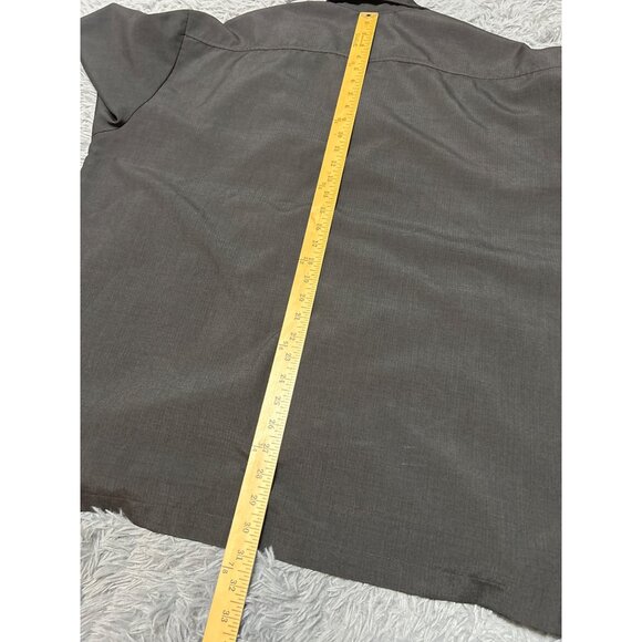 Steady Classics Mens 3X Black & Yellow Bowling Shirt With Embroidered Stripe Des - Picture 9 of 9